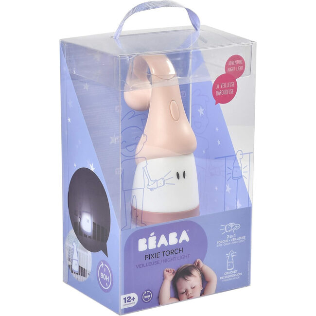 MR-930299-05 Beaba Pixie Torch 2 in 1 Movable Night Light ChalkPink in UAE - view 5
