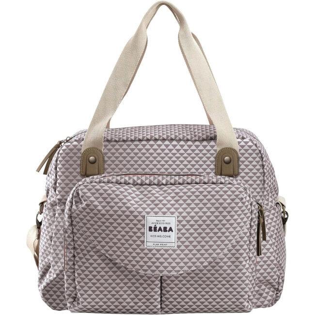 MR-940212-01 Beaba GenevaII Changing Bag Play Print Grey Coral in UAE