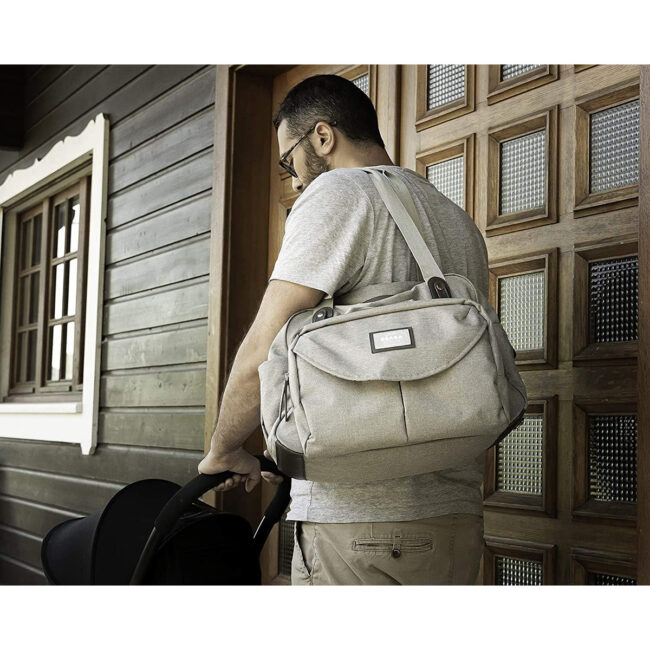 Beaba GenevaII Changing Bag Heather Grey in UAE - view 4