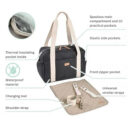Beaba Paris Changing Bag Dark Heather Grey in UAE - view 4