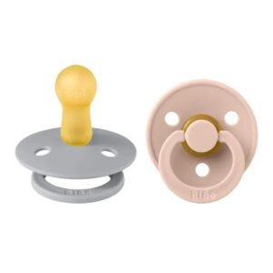 BIBS Colour 2 PACK Latex Size 2 CloudBlush