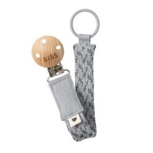 BIBS Pacifier Clip Braided CloudIron