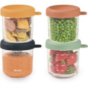 Beaba Set of 4x250ml Glass Conservative Jars Sunrise in UAE - view 3