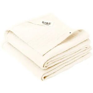 Bibs Cuddle Cloth Muslin 70 x 70 cm Pack of 2 Ivory