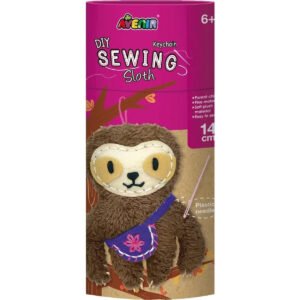 Avenir Sewing My First Doll Sloth Kit Create a Super Soft Sloth Develop Motor Skills Creativity Safe and Educational Trusted Art Learning and Entertainment for Kids 3