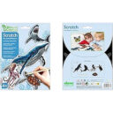 Avenir Scratch Stickers Sea Animal Multicolour Decorate and color the 4 ferocious stickers with scratch art For ages 3 years in UAE