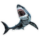 Avenir Scratch Stickers Sea Animal Multicolour Decorate and color the 4 ferocious stickers with scratch art For ages 3 years in UAE - view 2