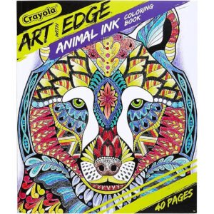 Crayola Art With Edge Animal Ink Doodle Activity Book