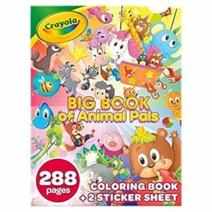 Crayola 288Page Coloring Book Big Book of Animal Pals