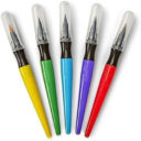 Crayola Washable Paint BrUSh Pens MultiColour Cy546201 in UAE - view 5