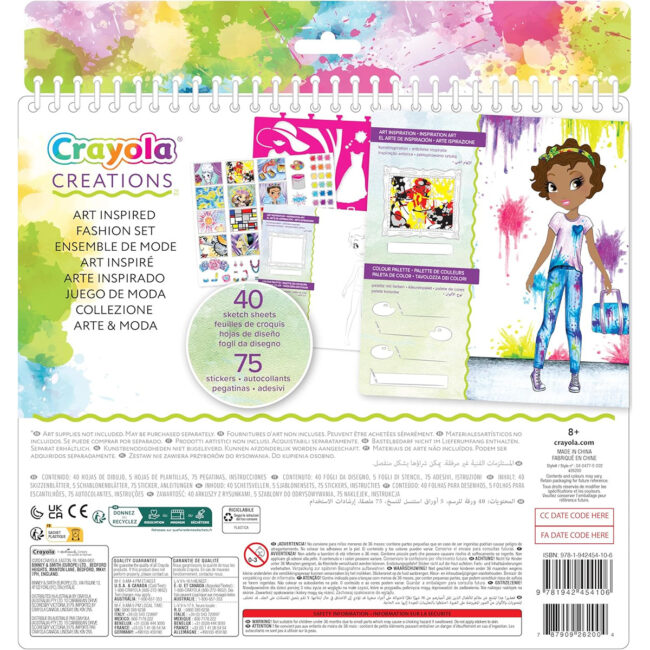 PLS-CY26200-02 Crayola Creations Art History Fashion Set in UAE - view 2
