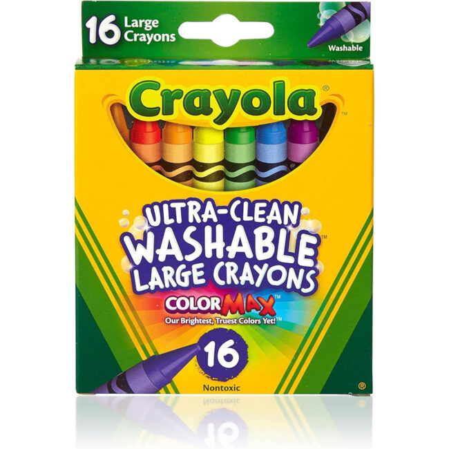 PLS-CY52-3281-01 Crayola Ultra Clean Washable Large Crayons MultiColour Cy523281 in UAE