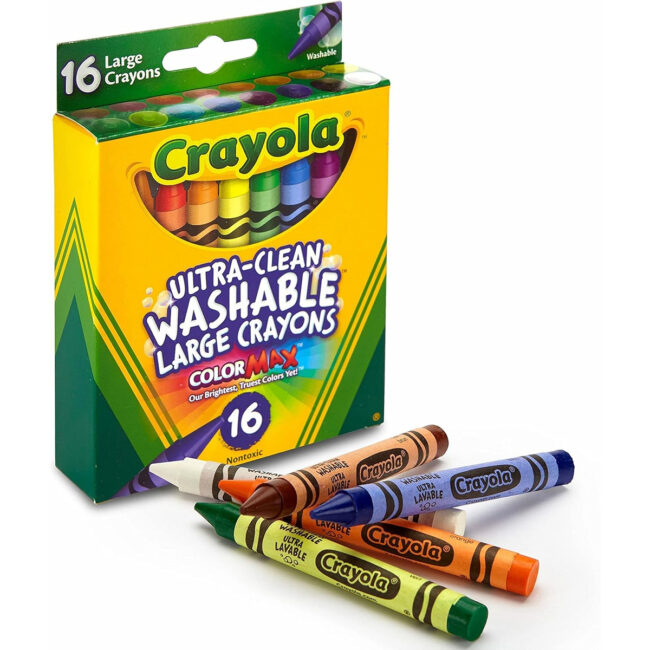 PLS-CY52-3281-03 Crayola Ultra Clean Washable Large Crayons MultiColour Cy523281 in UAE - view 3