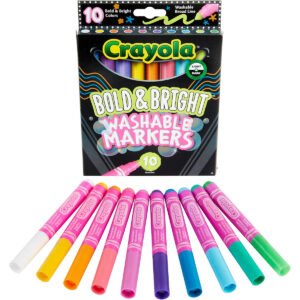 Crayola Broad Line Marker Bold Bright 10 count