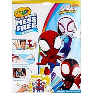 Crayola Color Wonder Mess Free Pad Marker Spidey and his Amazing Friends Ideal for children ages 3 and up