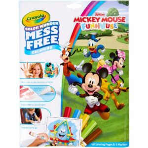 Crayola Color Wonder Coloring Pad Markers Mickey MoUSe Roadster Racers