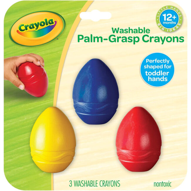 Crayola My First Palm Grip Crayons 3Ct Coloring For Toddlers in UAE
