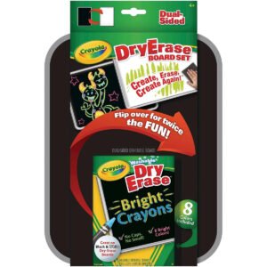 Crayola Dual Sided DryErase Board Set MultiColour CY988638