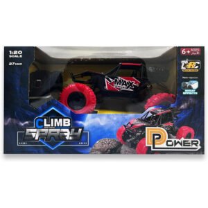 DPower 120 4WD 27Mhz Spray Climb Car RemoteControl FourWheel HighSpeed Red Ages 6 up