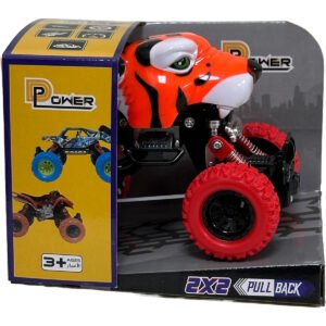 DPower PullBack Crazy Tiger Truck No Batteries Needed Fun for All Ages 3