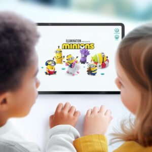 HEY CLAY Despicable Me Minions Set Minions Dave Fluffy Colorful Modeling Air Dry Clay for Kids Air Dry Clay Kit 15 Cans and Sculpting Tools with Fun Interactive Instructions App Age 3 and up