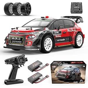 MJX HYPER GO 114 24G Licensed Citroen C3 Brushless Rc Car 40mph RC Drift with Gyro 4WD RTR High Speed Rally Car 2000 Mah RC Suitable Ages 14 Muliticolour