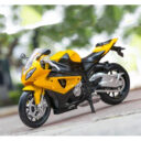 Dpower BMW S1000RR Yellow DieCast Replica Ultimate Collectors Item Limited Edition Size 112 For Kids 3 in UAE - view 3