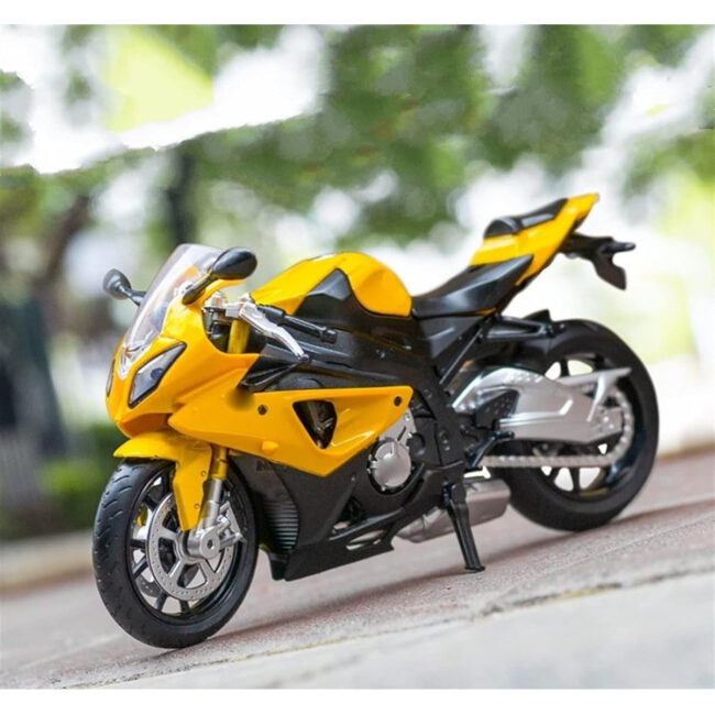 PLS-MSZ68001A-05 Dpower BMW S1000RR Yellow DieCast Replica Ultimate Collectors Item Limited Edition Size 112 For Kids 3 in UAE - view 3