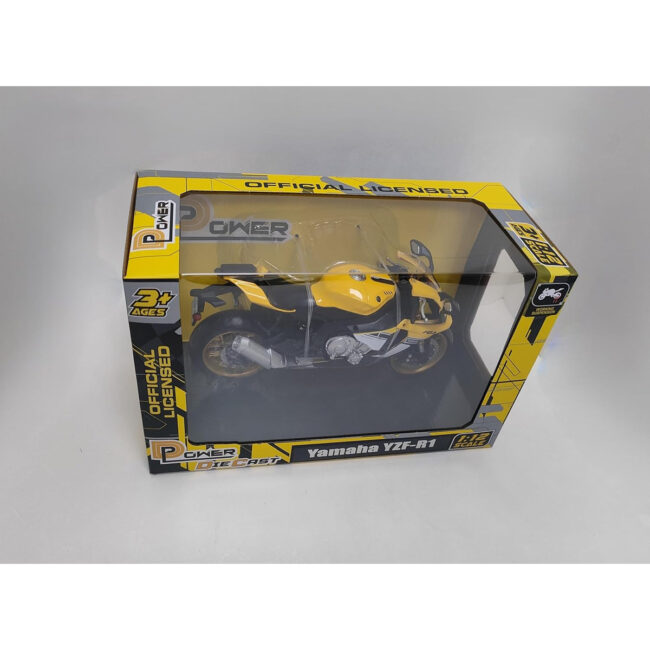 PLS-MSZ68491A-02 Dpower YAMAHA YZFR1 Yellow DieCast Replica Ultimate Collectors Item Limited Edition Size 112 For Kids 3 in UAE - view 2