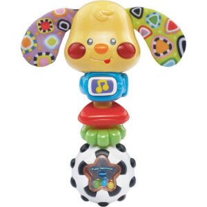 Vtech Playtime Puppy Rattle MultiColour