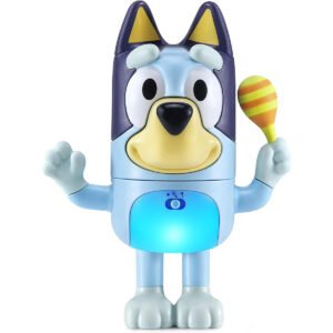 VTech Shake It Bluey Official Character Interactive Toddler Toy with Music Sounds and Phrases from the TV show Educational Learning Gift for Kids 3 4 5 Years English Version