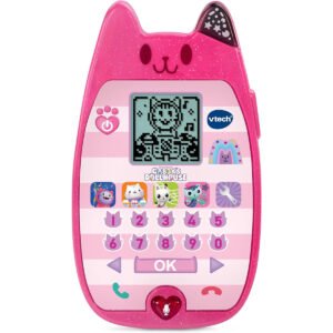 Vtech Gabbys Dollhouse AMeowZing Phone Multicolour Lets chat with Gabby Voice activation lets children chat with Gabby and Pandy Paws for interactive pretend play suitable ages 3 up