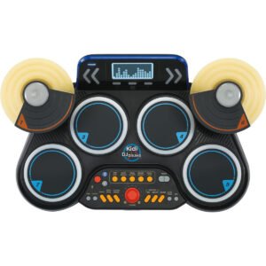 Vtech KIDI DJ DRUMS Light up kit with Bluetooth and Audio Port Multicolour Kidi drum create your own music Suitable for ages 5 up