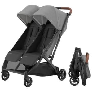 Uppababy Minu Duo Double Stroller Greyson Charcoal Melange