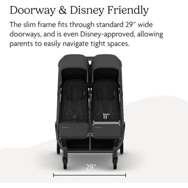 Uppababy Minu Duo Double Stroller Jake Charcoal in UAE - view 2
