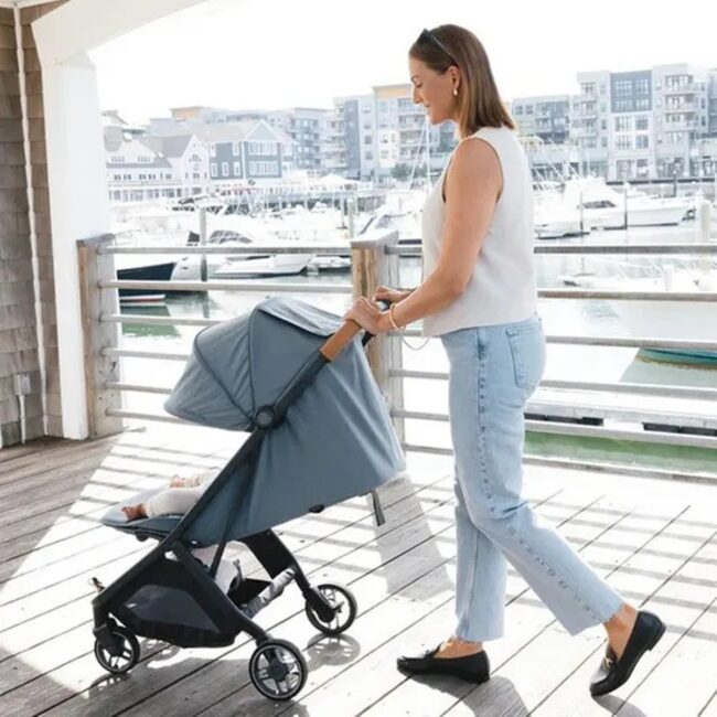 Uppababy Minu V3 Stroller Dillan Stone Blue in UAE - view 4