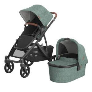 Uppababy Vista V3 Bassinet STROLLER NOT INCLUDED Gwen Green Melange