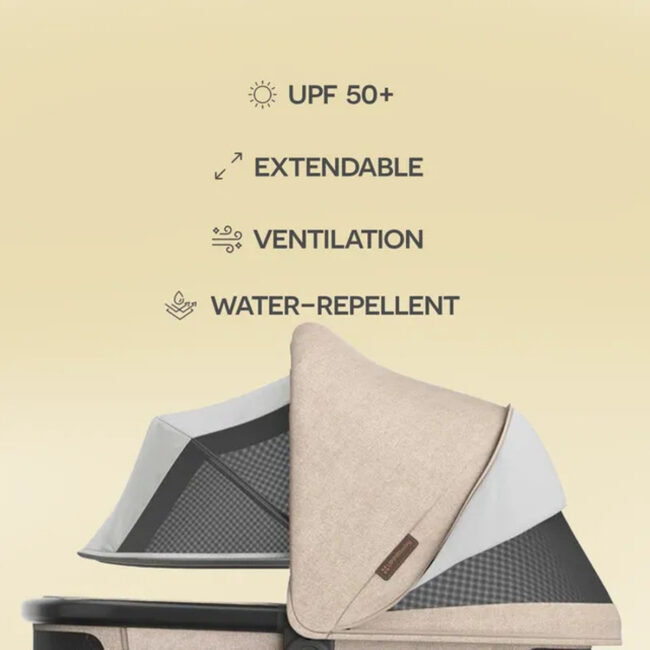 Uppababy Bassinet V3 Oat Melange in UAE - view 3