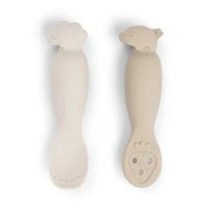 Done By Deer Learning Spoon Set Tiny Farm Sand