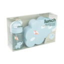 Done By Deer Lunch Snack Box WStraw Bottle Playground Blue in UAE
