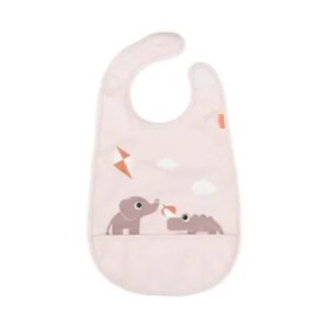 Done By Deer Bib WVelcro Playground Powder