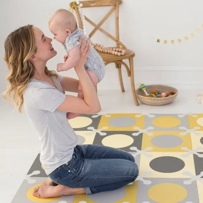 SkipHop Playspot Floor Tiles Gold amp Grey in UAE - view 4