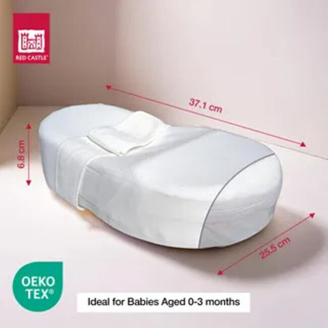 MR-443166-03 Red Castle Cocoonababy Fitted Sheet White in UAE - view 3