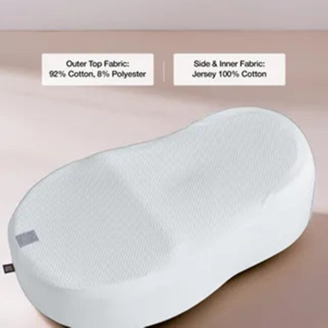 MR-443166-05 Red Castle Cocoonababy Fitted Sheet White in UAE - view 5