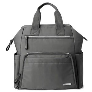 SkipHop Main Frame Diaper Backpack Charcoal