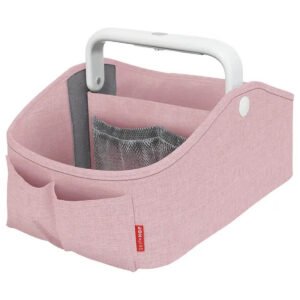 SkipHop Light Up Diaper Caddy Pink