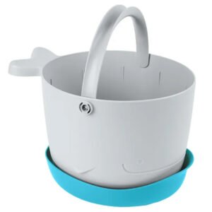 Skip Hop Moby Stowaway Bath Toy Bucket Grey
