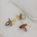 BIBS Anatomical Nipple Pacifier Colour 2 Pack Latex Size 2 Ivory Sage in UAE - view 4