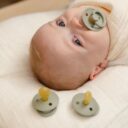 BIBS Anatomical Nipple Pacifier Colour 2 Pack Latex Size 2 Ivory Sage in UAE - view 2