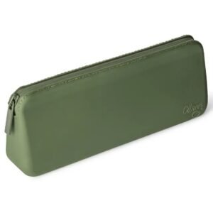 Citron Silicone Cutlery Pouch Green